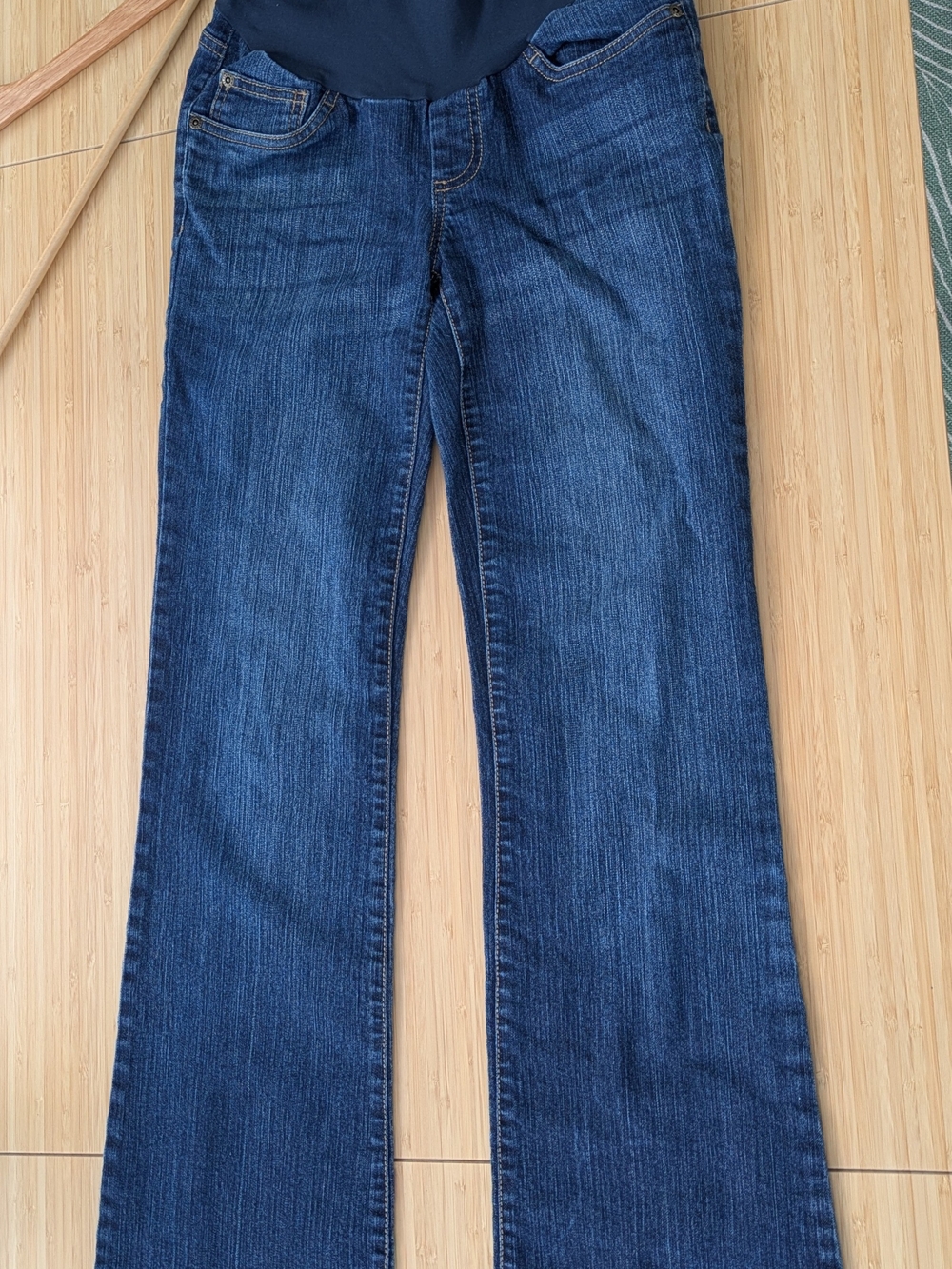 Motherhood Maternity Dark Blue Boot Cut Jeans